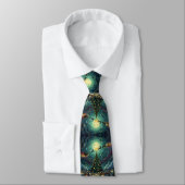 Starry Night Necktie Christmas Van Gogh ネクタイ (タイ)