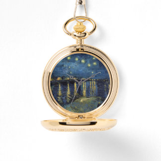 Starry Night on the Rhone Pocket Watch – Van Gogh  腕時計