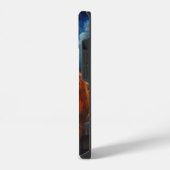 Starry Night Over Florence | Ginger Cat Art iPhoneケース (左側面)