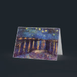 Starry night over the Rhone by Van Gogh カード<br><div class="desc">Starry night over the Rhone by Van Gogh</div>