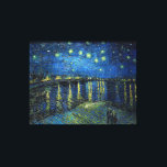 Starry Night over the Rhone by Van Gogh キャンバスプリント<br><div class="desc">Starry Night over the Rhone,  famous painting by Vincent van Gogh</div>