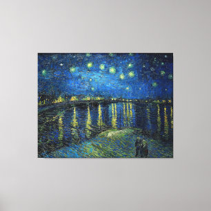 Starry Night over the Rhone by Van Gogh キャンバスプリント