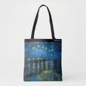 Starry Night Over the Rhone by Van Gogh – Custom トートバッグ (正面)