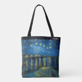Starry Night Over the Rhone by Van Gogh – Custom トートバッグ (裏面)