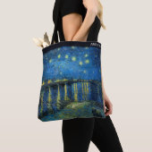 Starry Night Over the Rhone by Van Gogh – Custom トートバッグ (クローズアップ)