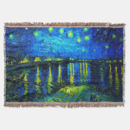 Starry Night Over the Rhone by Vincent Van Gogh スローブランケット