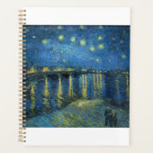 Starry Night Over the Rhone by Vincent van Gogh プランナー手帳 (正面)