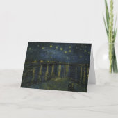 Starry Night Over the Rhône, oil painting Van Gogh カード (正面)