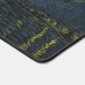 Starry Night Over the Rhône, oil painting Van Gogh デスクマット (コーナー)