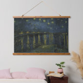 Starry Night Over the Rhône, oil painting Van Gogh 吊り下げ型タペストリー (寝室)