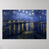 Starry Night Over the Rhone Poster ポスター (正面)
