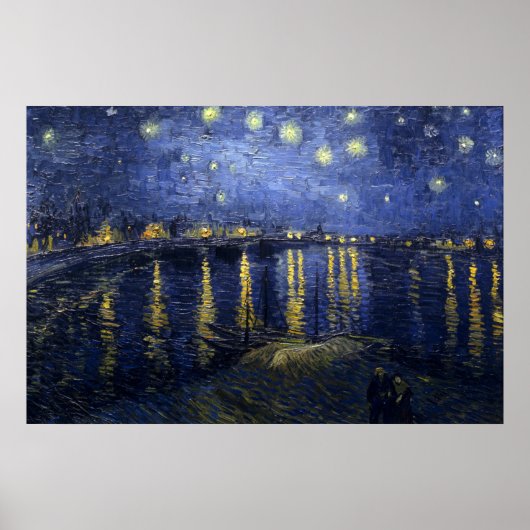 Starry Night Over the Rhone Poster ポスター (正面)