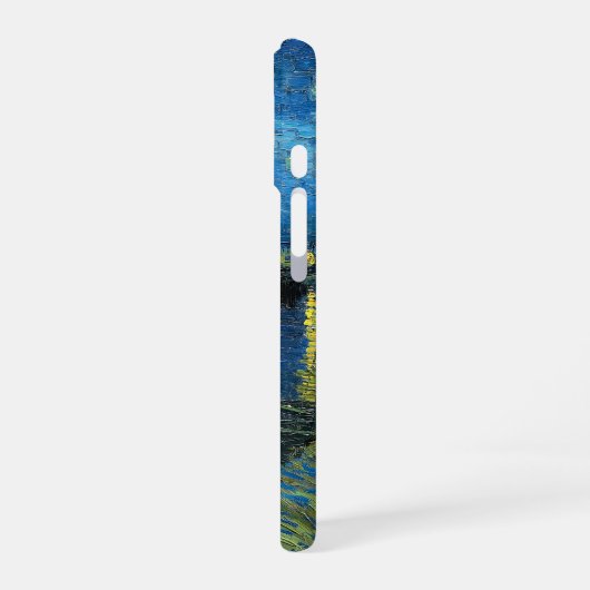 Starry Night Over the Rhône – Van Gogh – Custom  iPhone 16ケース (左側面)