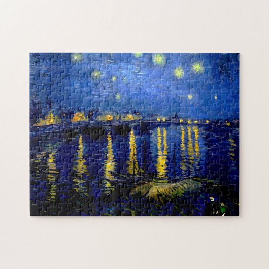 Starry Night Over The Rhone Vincent Van Gogh Vect ジグソーパズル (横)