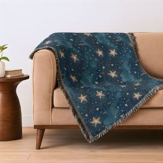 Starry Night Pattern スローブランケット