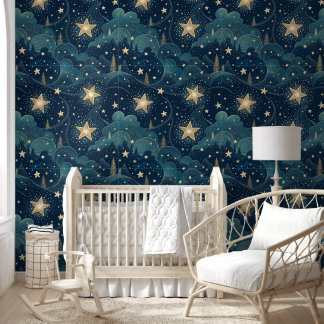 Starry Night Pattern 壁紙