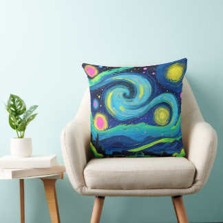 Starry night pillow クッション