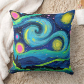 Starry night pillow クッション (ブランケット)