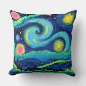 Starry night pillow クッション (正面)