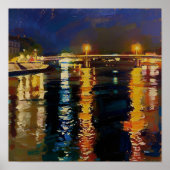 Starry Night Rhone After Van Gogh ポスター (正面)