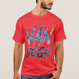 Starry Night Van Gogh Art Painting Vincent Van Gog Tシャツ