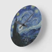 Starry Night - Van Gogh Large Wall  Clock ラウンド壁時計 (傾斜)