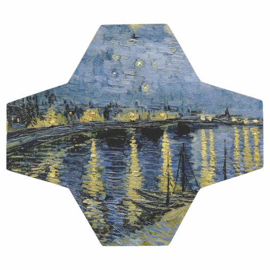 Starry Night Vincent van Gogh サッカーボール (フラット)