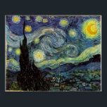 Starry Night,Vincent van Gogh ポスター<br><div class="desc">Starry Night, Vincent van Gogh.</div>