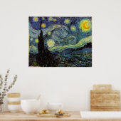 Starry Night,Vincent van Gogh ポスター (キッチン)
