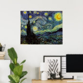 Starry Night,Vincent van Gogh ポスター (ホームオフィス)