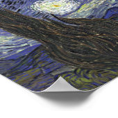Starry Night - Vincent van Gogh ポスター (角)
