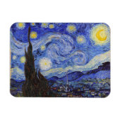 Starry Night , Vincent van Gogh マグネット (横)