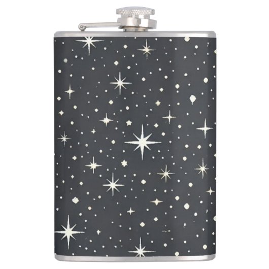 Starry Night   Vinyl Wrapped Flask フラスク (正面)
