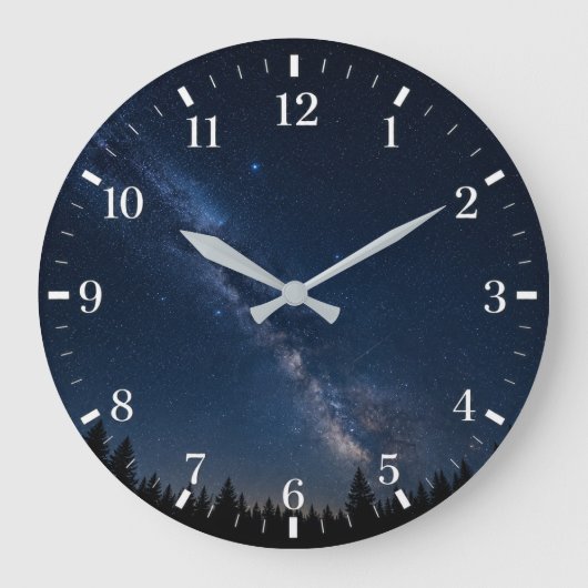 Starry Night Watch 2026 ラージ壁時計 (正面)