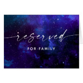Starry Night Wedding Reserved Sign | Planetarium (正面横)