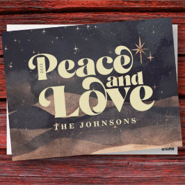 Starry Night Winter Sky Modern Elegant Chic シーズンポストカード