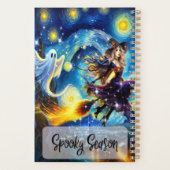 Starry Night Witchy Halloween Design プランナー手帳 (裏面)