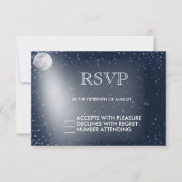 Starry Night with Moon Glow RSVP