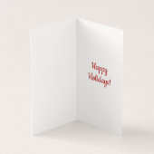 Starry Santa雪だるま*パック25ホリデーカード* (内部)