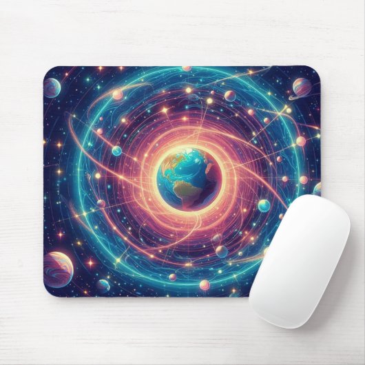 Starry Skies Thick Computer Mousepad マウスパッド (マウス)