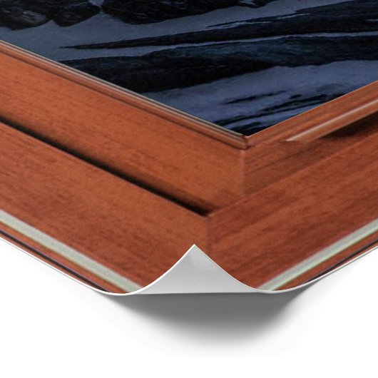 Starry Skies Window Illusion - Fake Window ポスター (角)