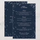 Starry Skyのディナ結婚ーメニュー (正面/裏面)