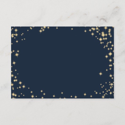 Starry Sky Sparkleの情結婚報カード エンクロージャーカード (裏面)
