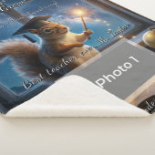 Starry Squirrel Teacher Appreciation Blanket シェルパブランケット (3/4)