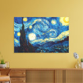 Starry Starry Night by Vincent Vanゴッホキャンバスアート キャンバスプリント (インサイチュ (リビング))