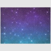 Starry twilight celestial night sky purple blue 薄葉紙 (正面)