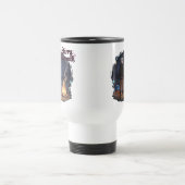 Starry Warmth - Lumberjack Anime Boy by Campfire トラベルマグ (中央)