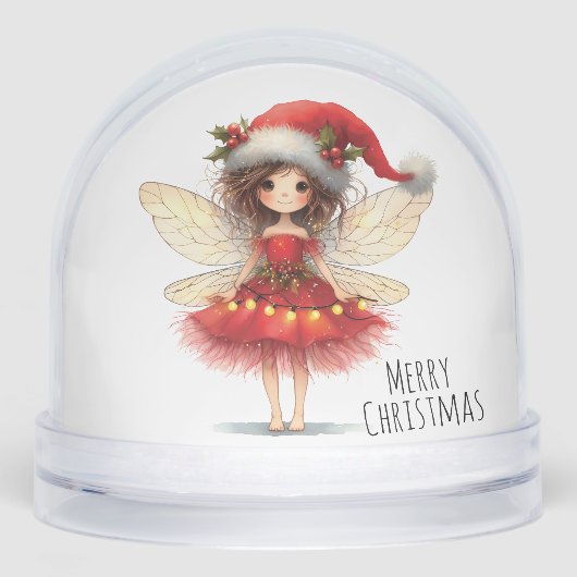 Starry Winged Fairy Holiday Card (正面)