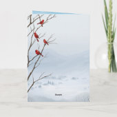 Starry Winter Night Christmas Card シーズンカード (裏面)