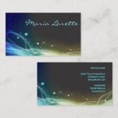 STARS白熱［赤熱］光を放つパーティープランナーアーティストデザイナーカード 名刺 (正面/裏面)